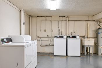 Multiple on-site laundry facilities